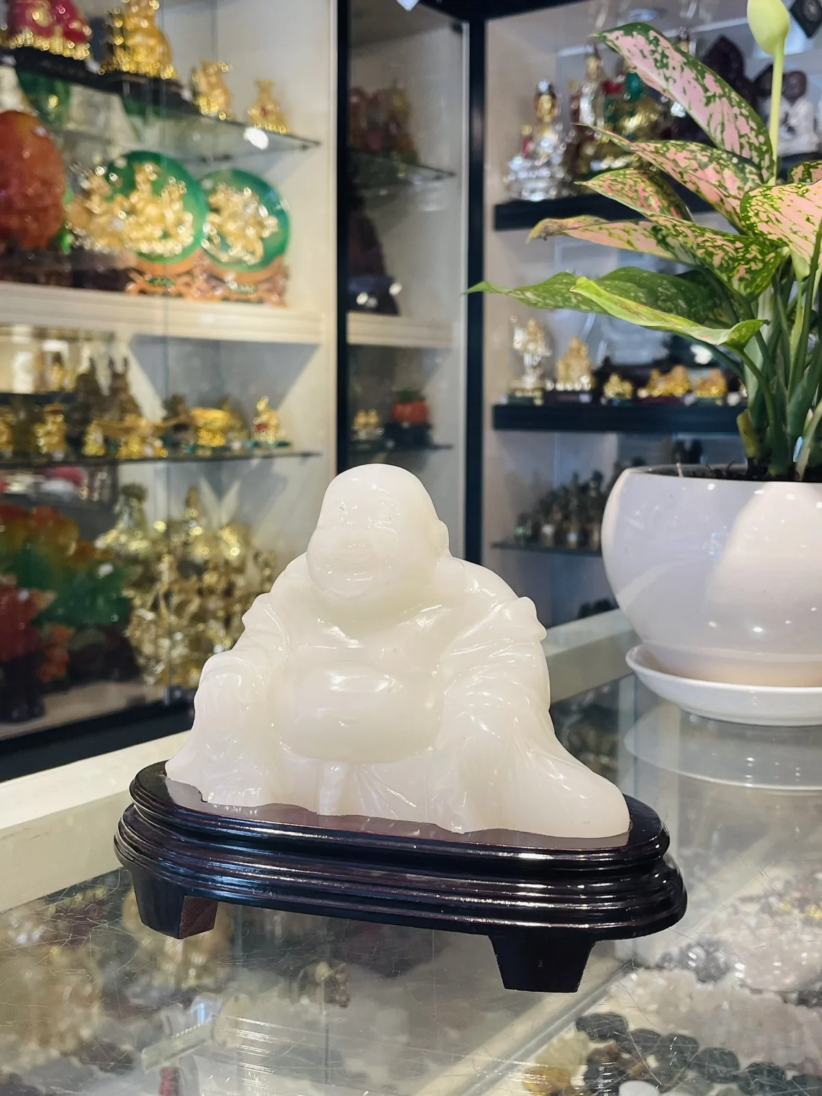 Di lạc bạch ngọc túi tiền M159