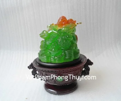 Thiềm thừ xanh, bồn xoay- Bồn tụ tài E082