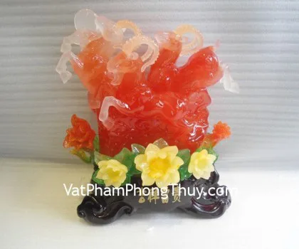 Dê 3 con đỏ - Cát tường phú quý H085G