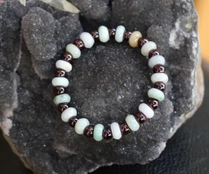 Chuỗi hạt đồng tiền PT xen hạt lựu FS6677