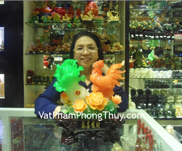 Chị Mai - khách hàng mua tượng gà bên bắp cải H204G